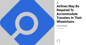 the arc airlines may be required to accommodate travelers in their wheelchairs open graph