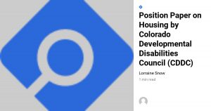 the arc position paper on housing by colorado developmental disabilities council cddc open graph