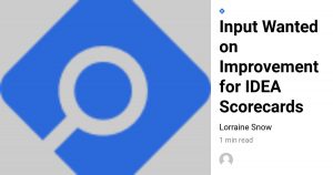 the arc input wanted on improvement for idea scorecards open graph